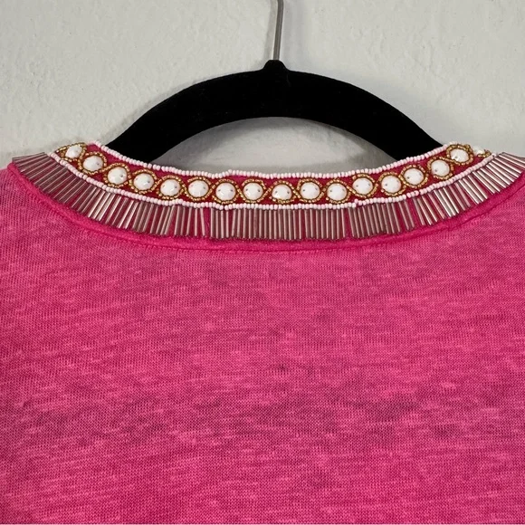 Chico’s Linen Embellished Tunic New - Picture 10 of 16